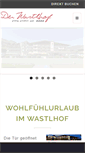 Mobile Screenshot of hotelwastlhof.at